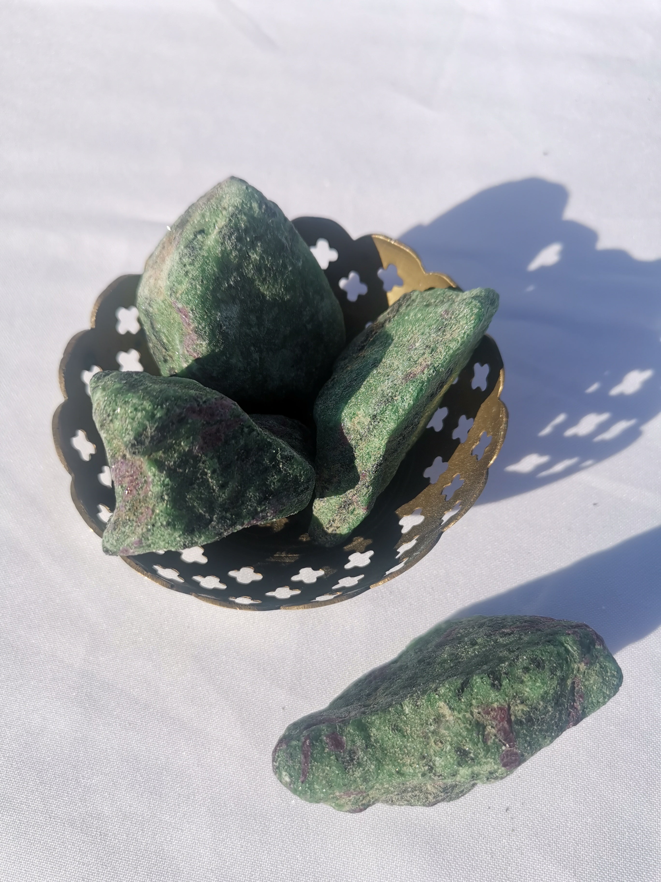 Ruby in Zoisite Raw Pieces