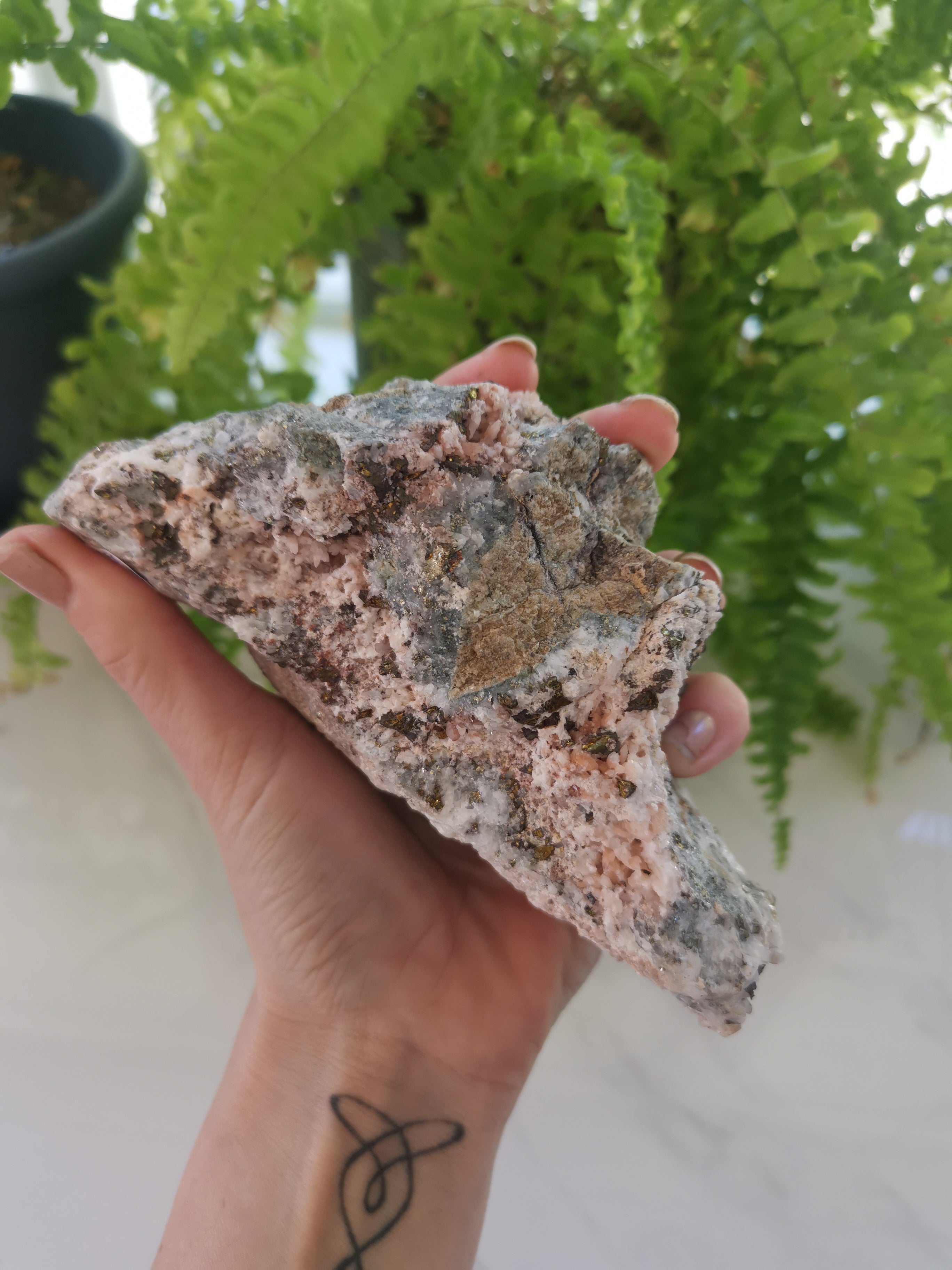 Quartz, Calcite, Galena and Pyrite Raw Specimen