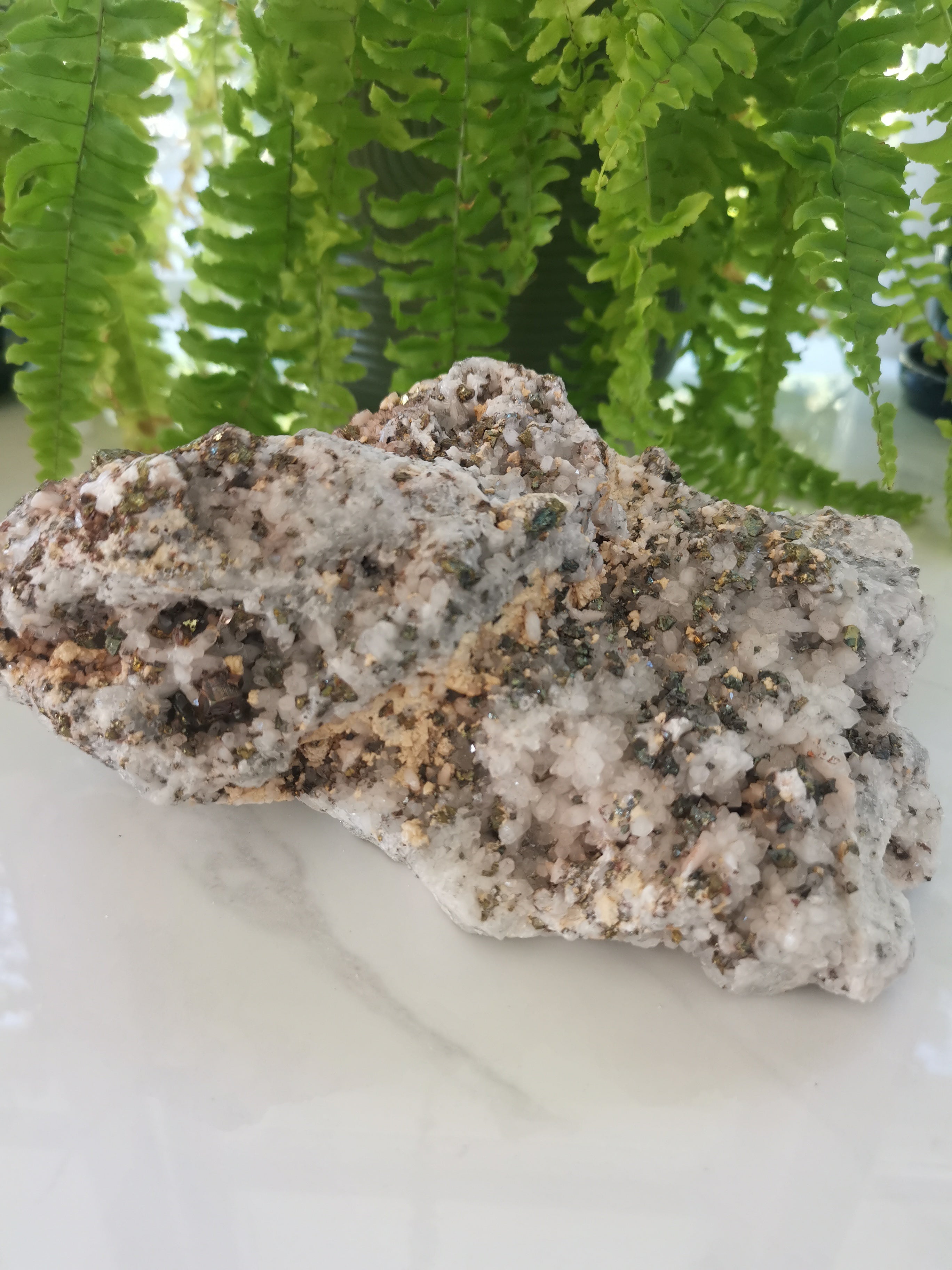 Quartz,Calcite, Pyrite and Galena Specimen